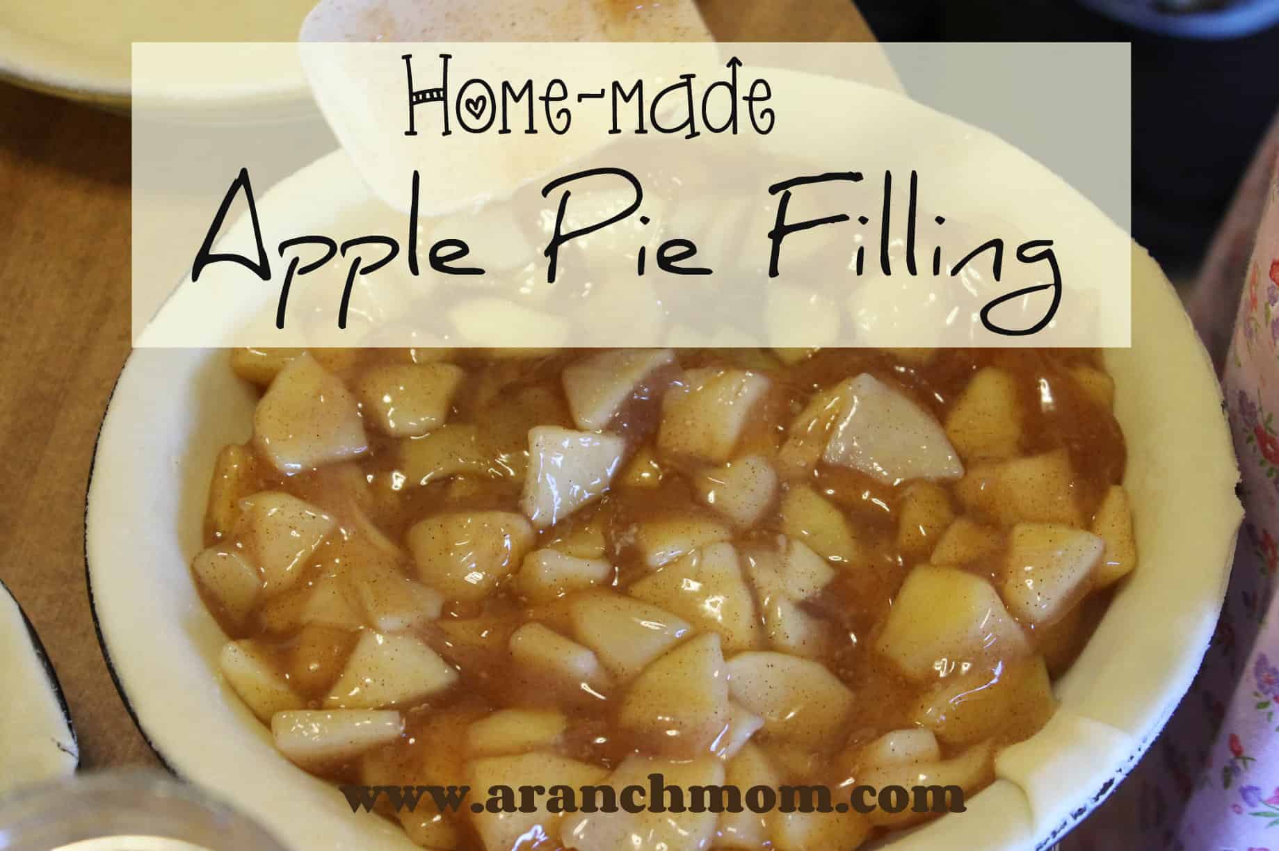 Home-made Apple Pie Filling - A Ranch Mom