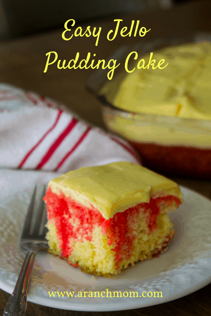 Strawberry Jello Cake - Oh Sweet Basil