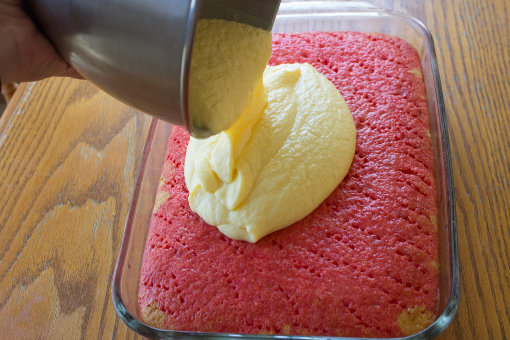 Easy Jello Pudding Cake Recipe #holiday