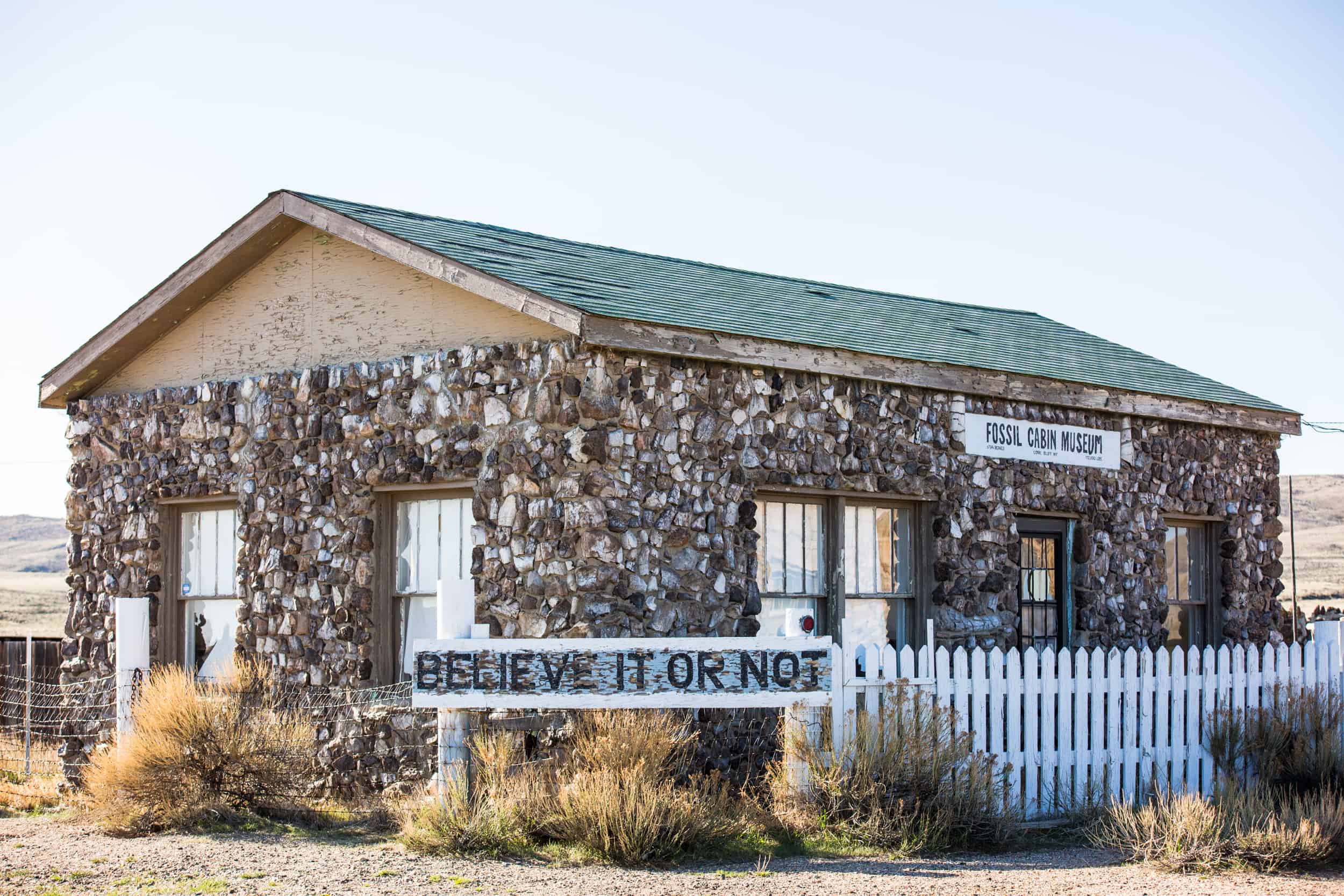 Wyoming fossil house