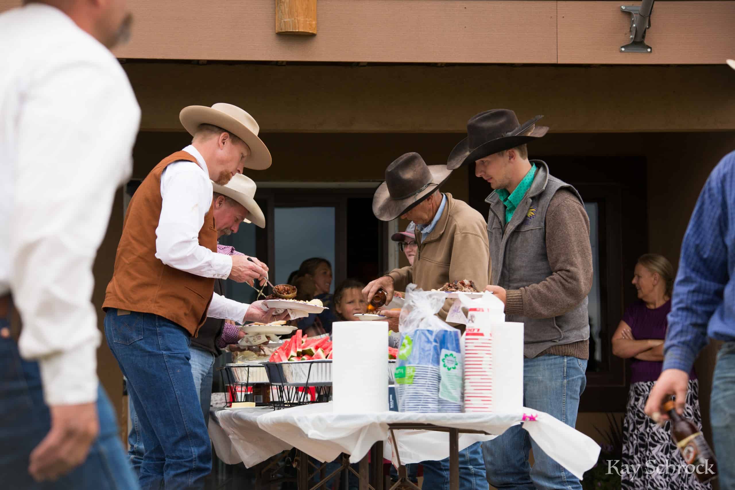Colorado branding with Amish and Cowboys