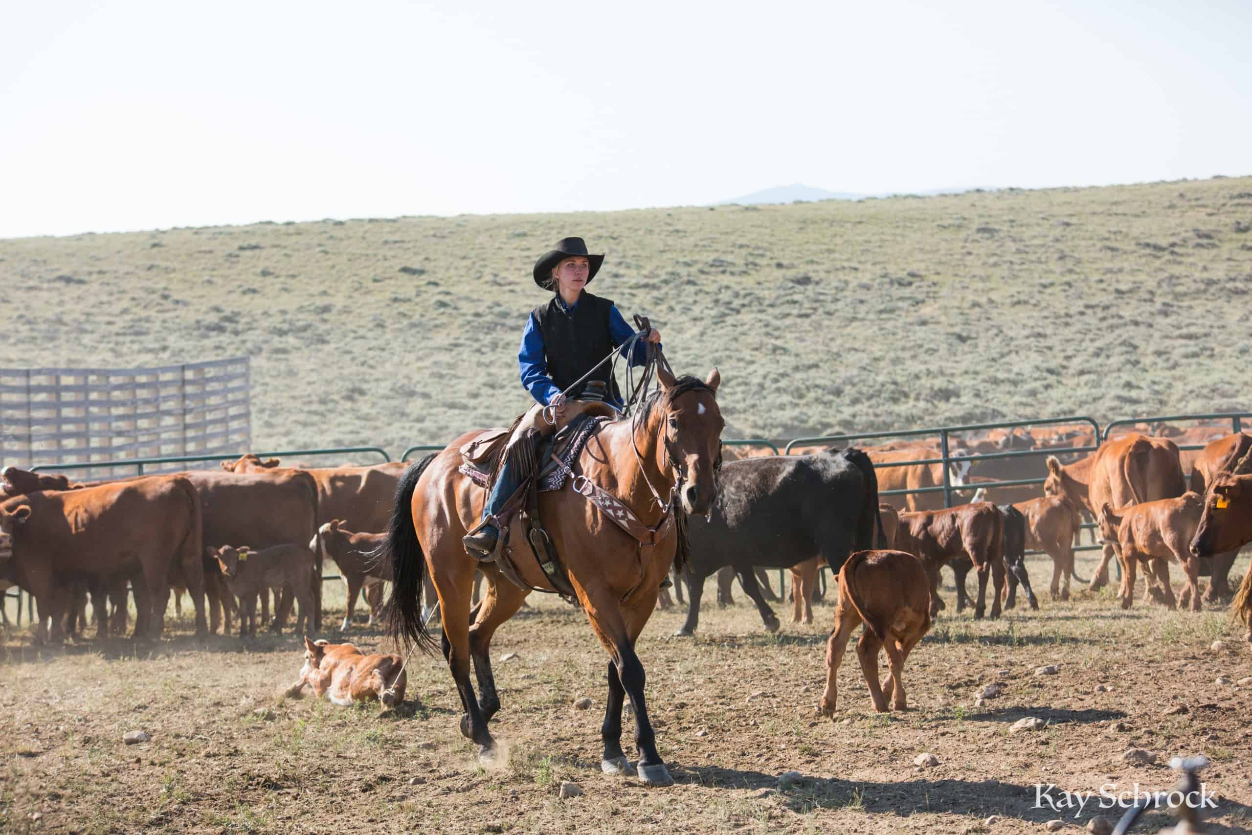 cowgirl roping
