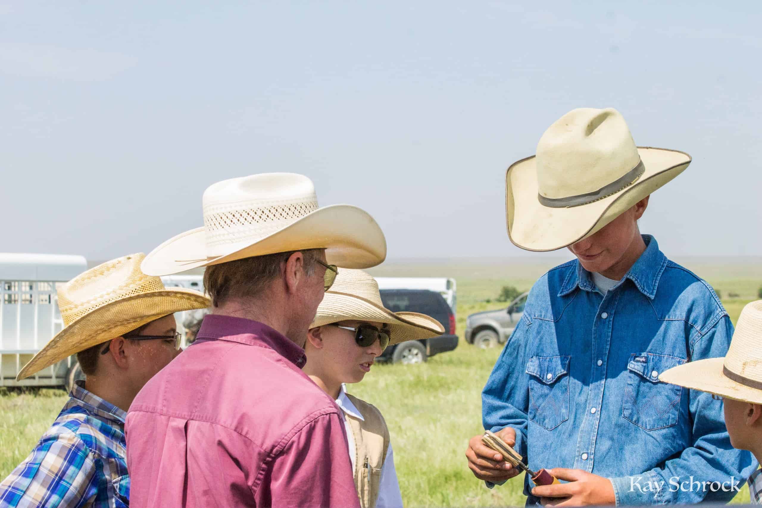 Trading pocket knives