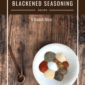Blackened Seasoning recipe, delicious with fish or chicken
