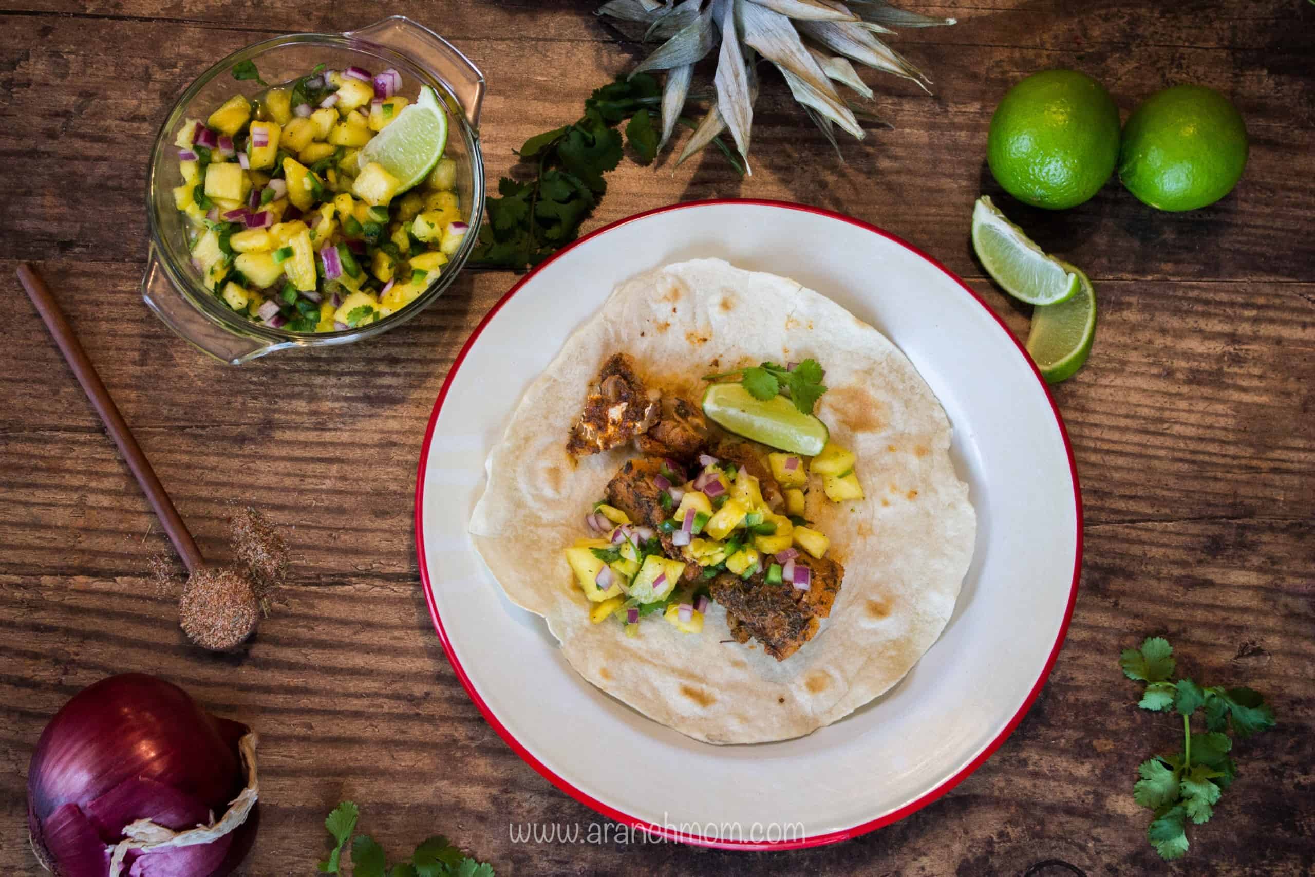 Blackened fish tacos #hearthealthy #lowfat #easy #dinner #seafood #recipe #trout #cod #tilapia 