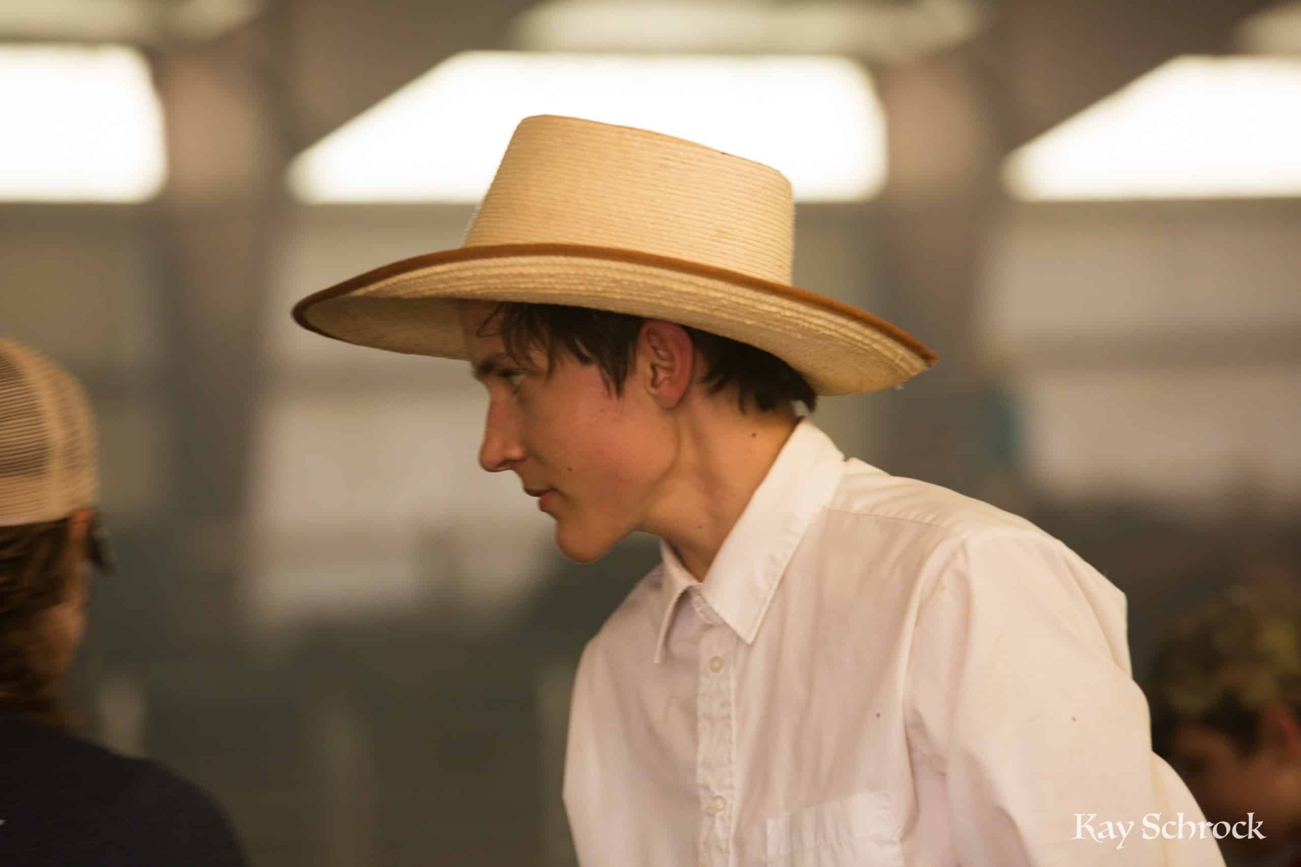 Esh Branding in Colorado - young cowboy