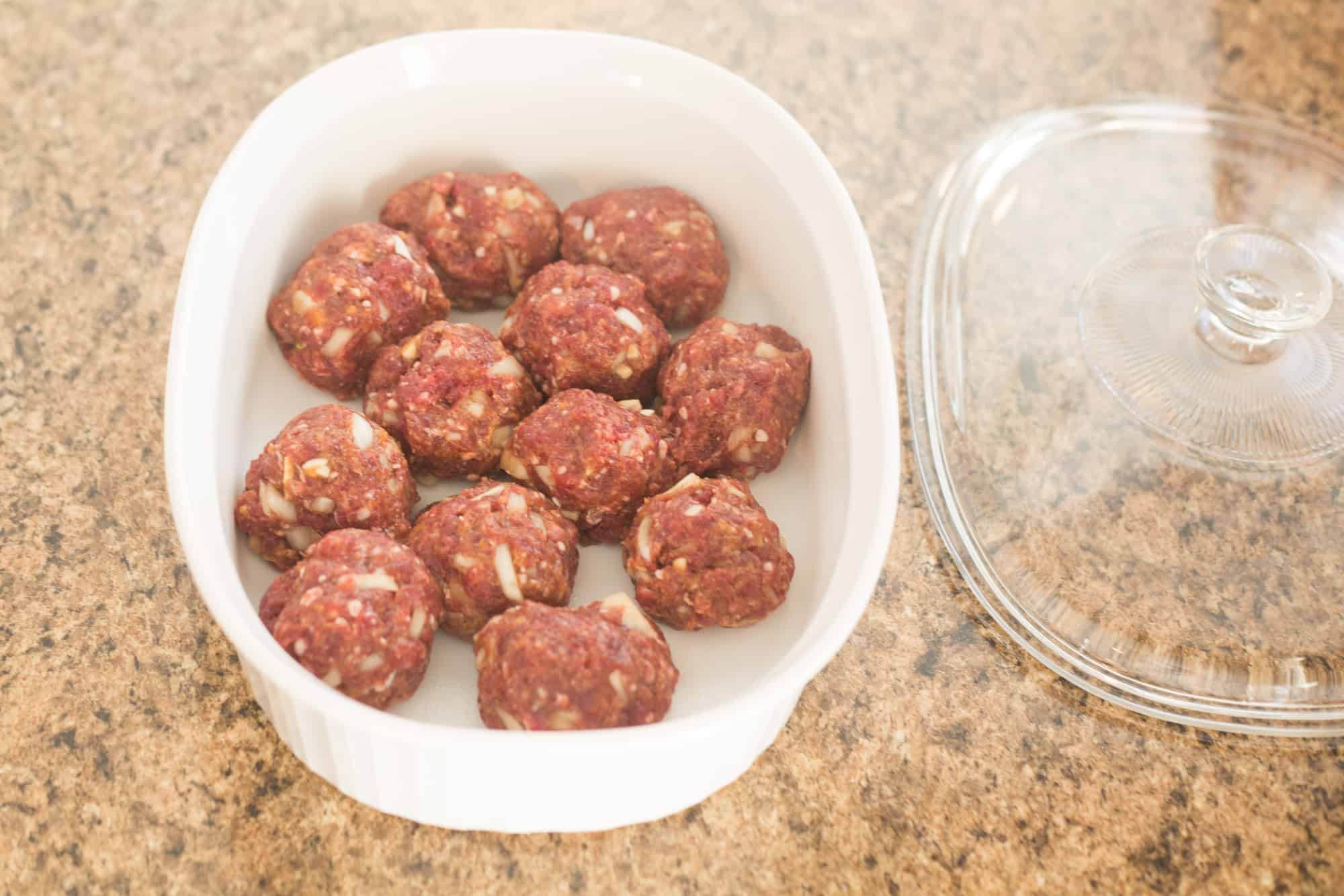 Venison Meatballs with homemade BBQ sauce. A Ranch Mom