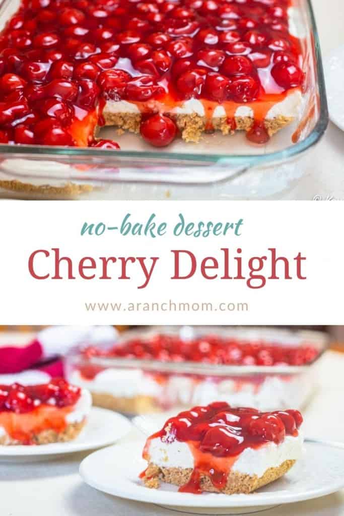 Cherry Delight Recipe pinterest image