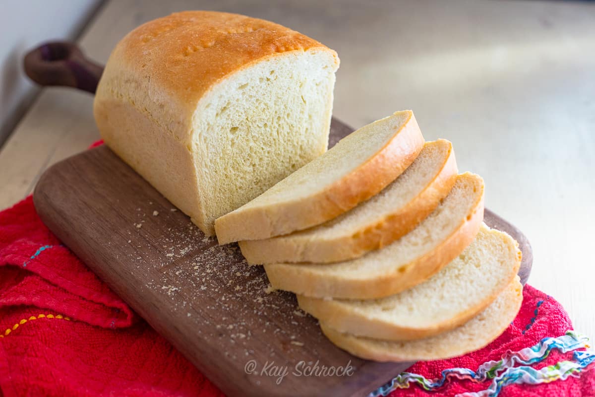 Delightful Repast: Classic White Sandwich Bread - Stand Mixer Method