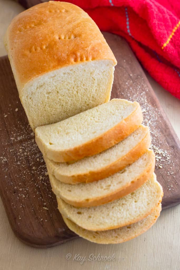 Homemade White Bread Recipe using a KitchenAid Mixer • USA Love List