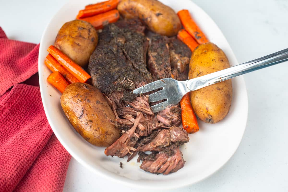 The BEST Slow Cooker Pot Roast - Thriving Home