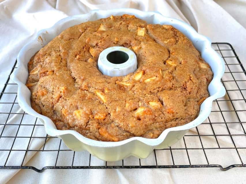 Apple Cake with Caramel Sauce A Ranch Mom