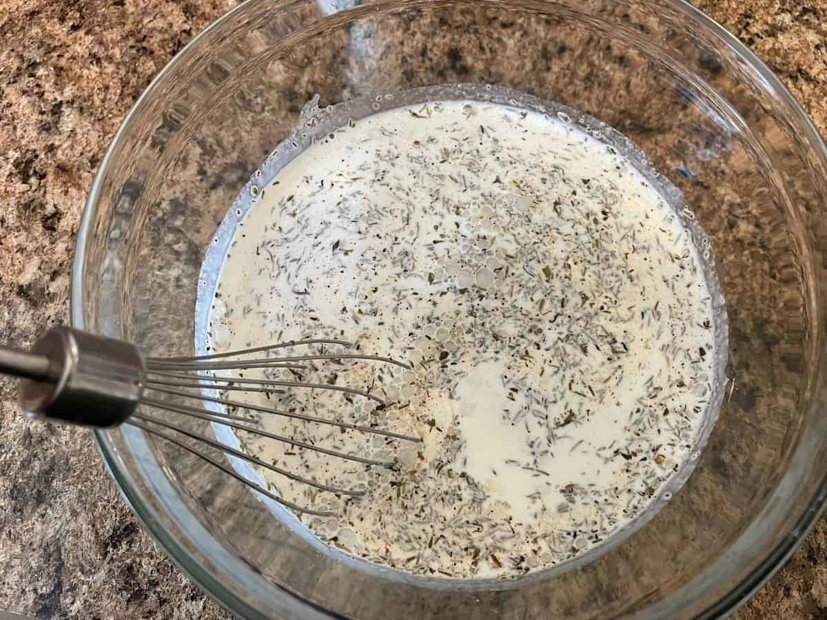 sauce for old-fashioned scalloped potatoes