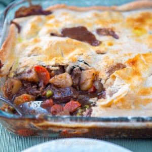 venison potpie.