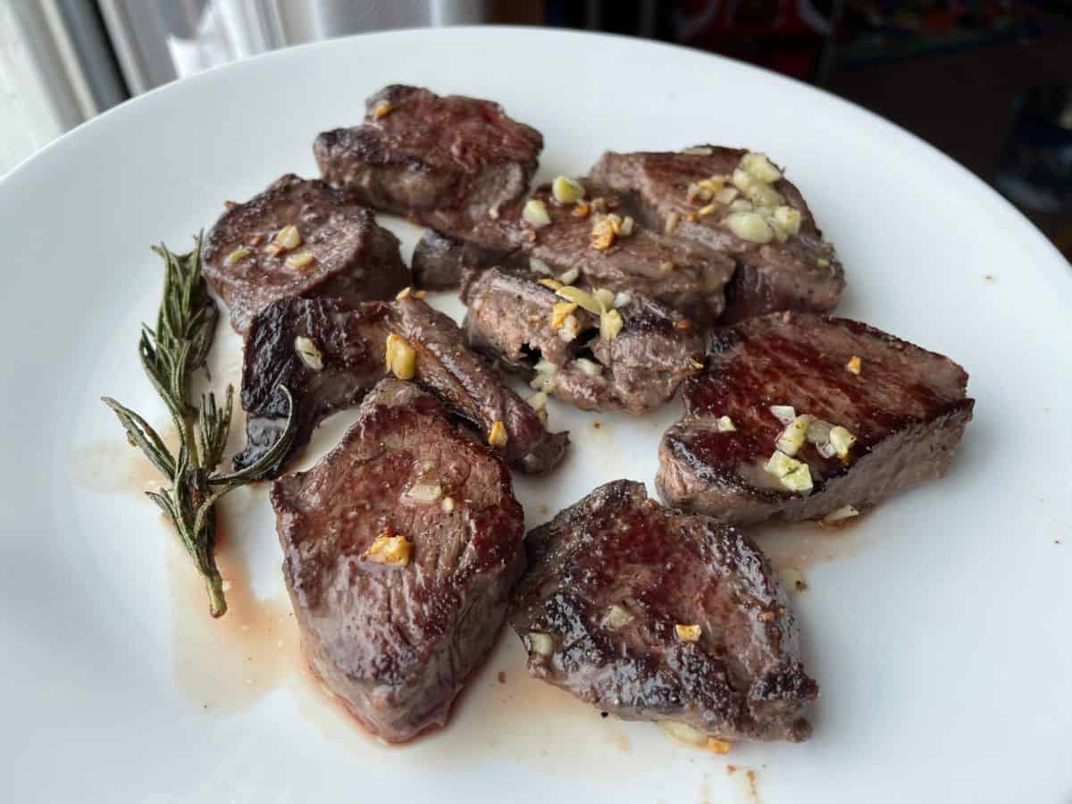 Pan Seared Venison Backstrap - A Ranch Mom