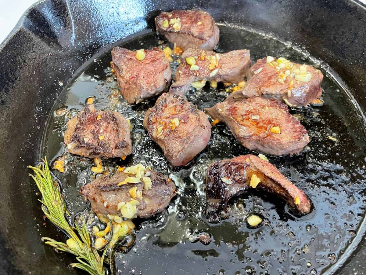 Venison tenderloin clearance cast iron skillet