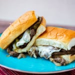 Elk Philly cheesesteak sandwich recipe