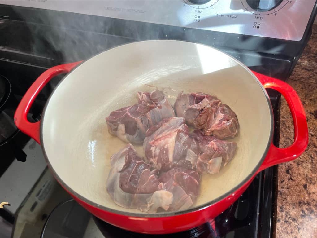 Braised Elk Shanks with wine (oven or slow cooker) A Ranch Mom