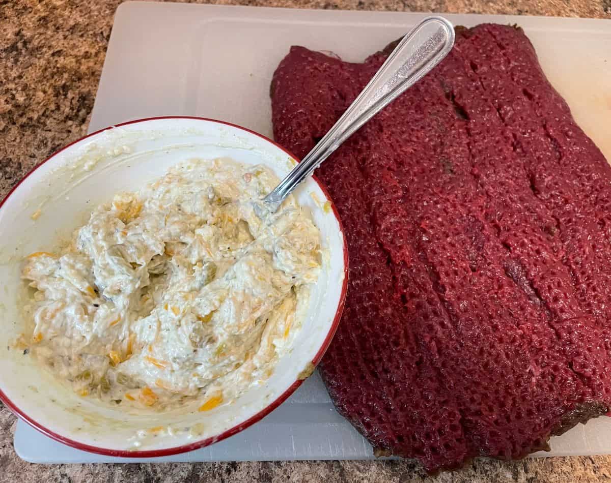 venison backstrap with cream cheese stuffing