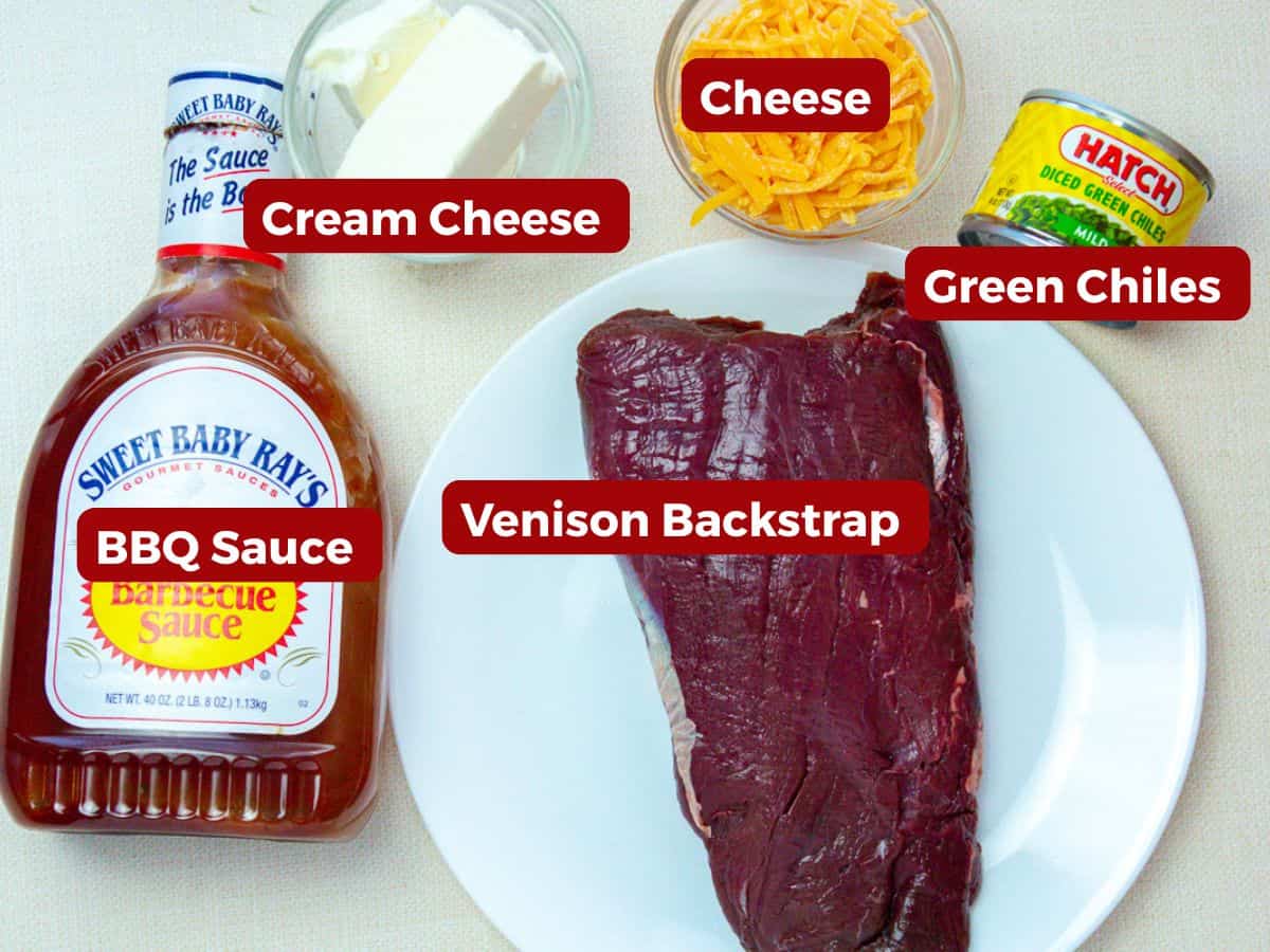 Labeled ingredients on white background.