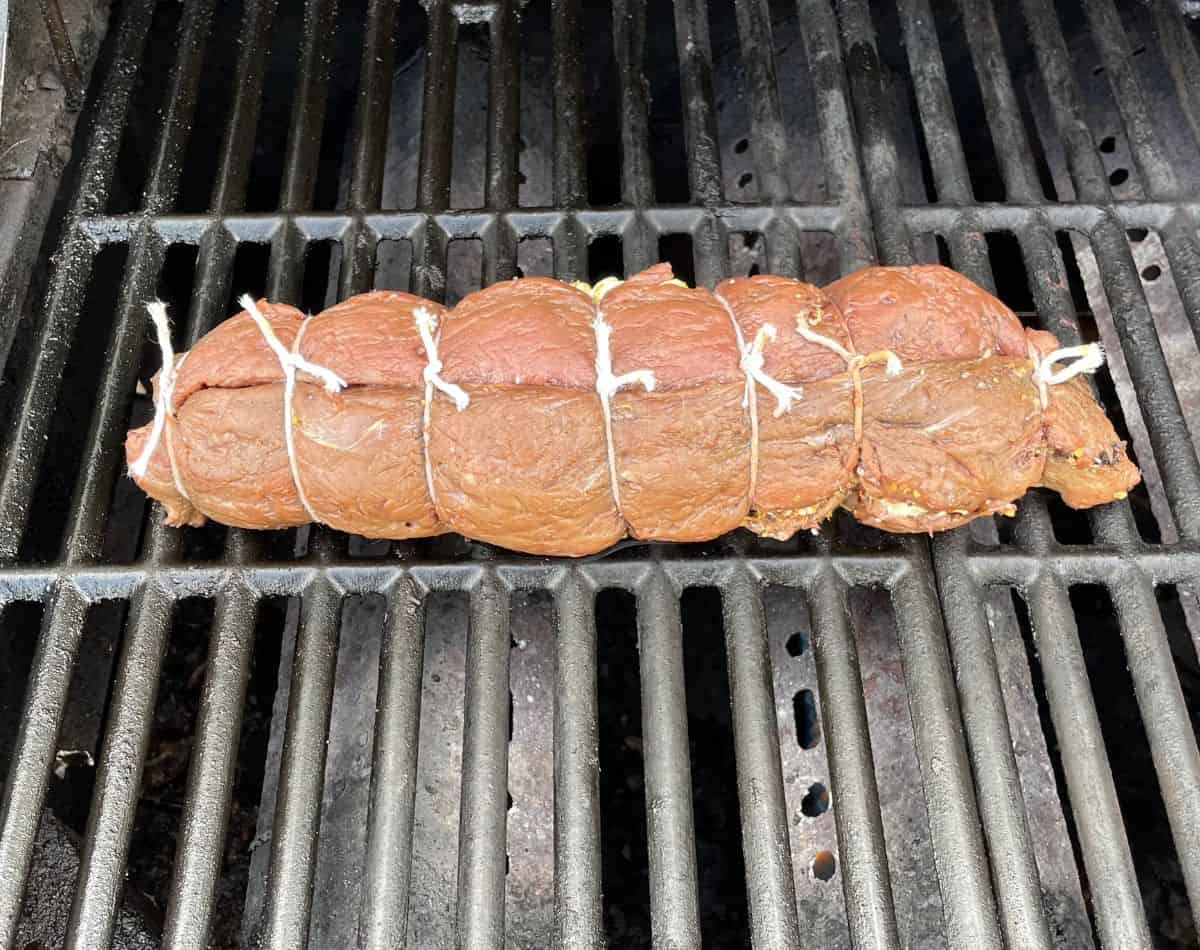 cream cheese stuffed deer backstrap